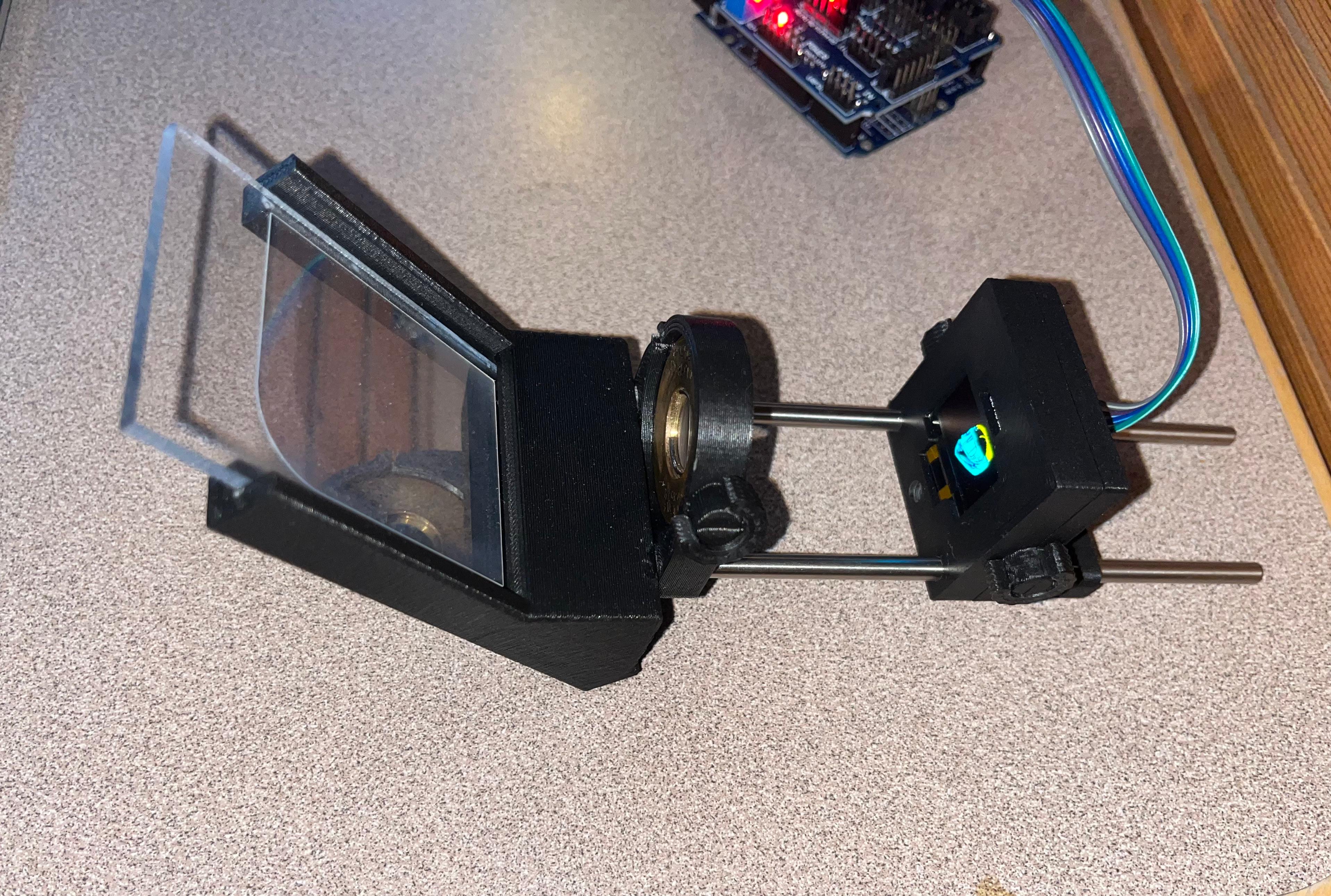 HUD lensing test results